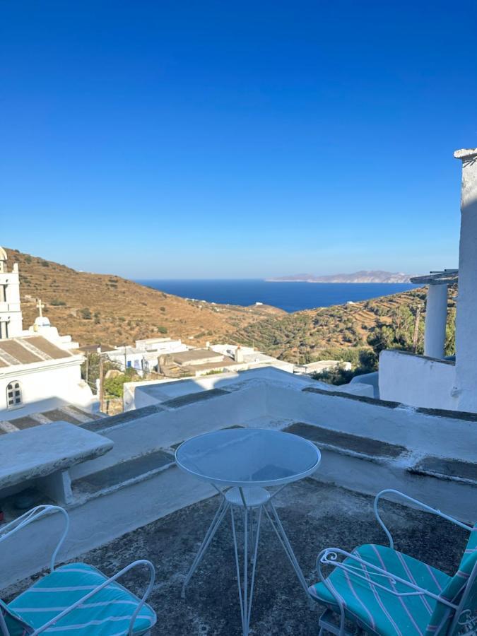 Cycladic House With Amazing View In Potamia Village Dio Choria Eksteriør bilde